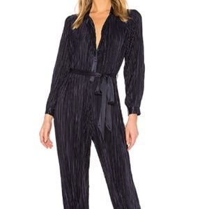 L'Academie Perrine Jumpsuit - Navy